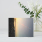 Contrail over Bellingham Bay Briefkaart (Staand voorkant)