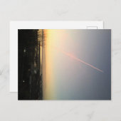 Contrail over Bellingham Bay Briefkaart (Voorkant / Achterkant)