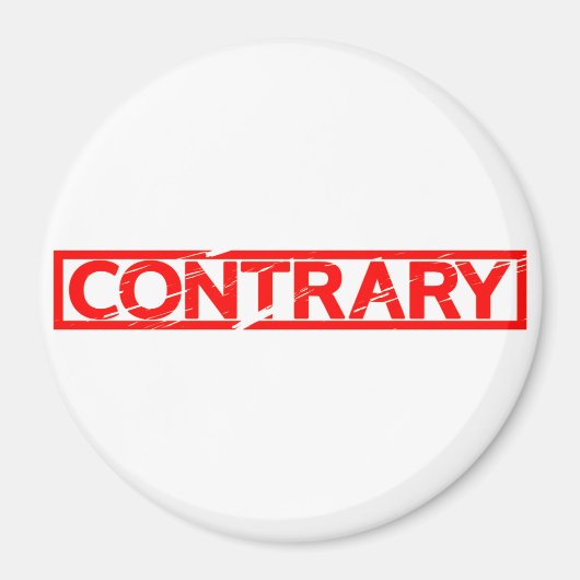 Contrary Stamp Magneet (Voorkant)