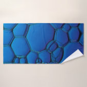 Contrast achtergrondkleur sjabloon badhanddoek (Badhanddoek)