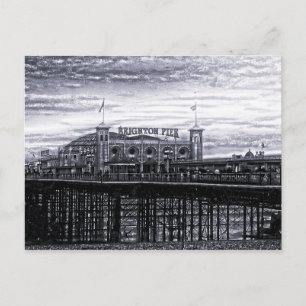 Contrast Brighton Pier Briefkaart
