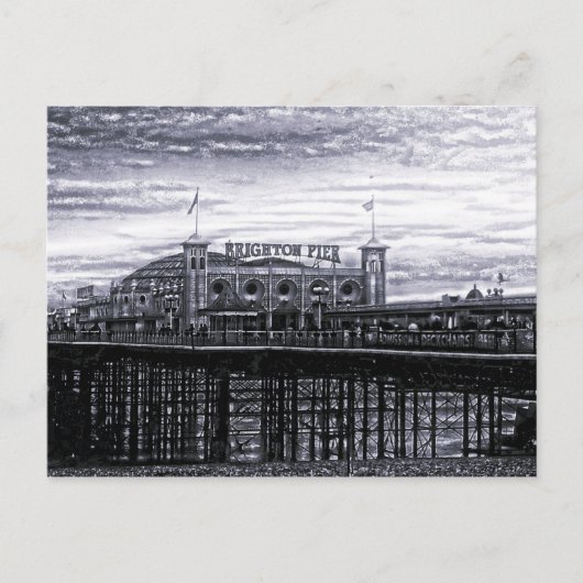 Contrast Brighton Pier Briefkaart (Voorkant)