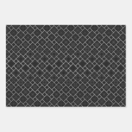 Contrast Elegantie: Monochrome Magic Gift Wrap Inpakpapier Vel
