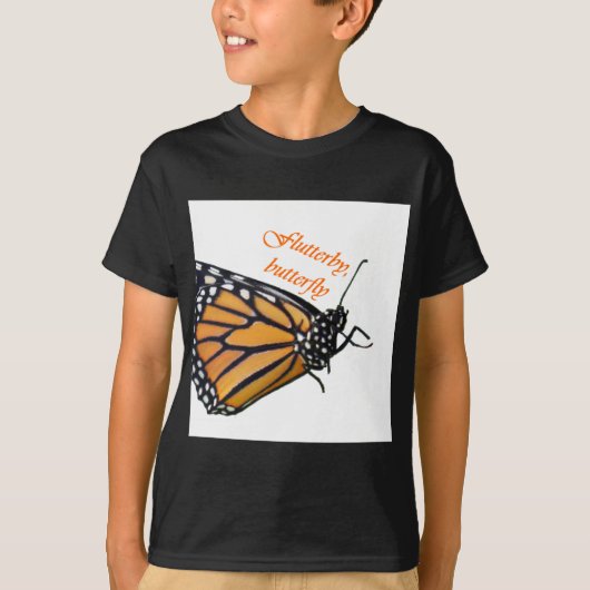 Contrast Flutterby T-shirt (Voorkant)