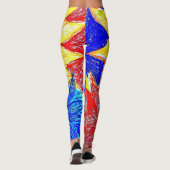 contrast van leggings (Achterkant)