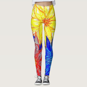 contrast van leggings