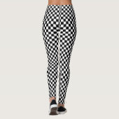 Contrastcontrole: Vet raster 1 Leggings (Achterkant)