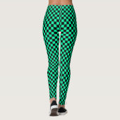 Contrastcontrole: vet raster leggings (Achterkant)