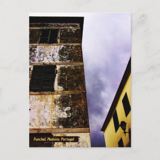 Contrasten: Funchal, Madeira (Portugal) Briefkaart (Voorkant)