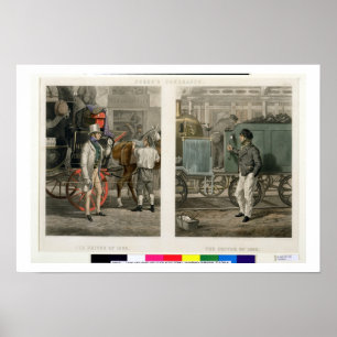 Contrasten voor de voeten: de bestuurder van 1832, poster