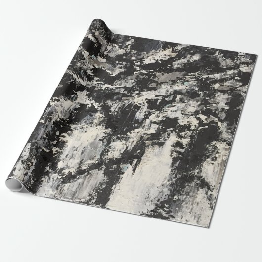 contrasterend obsessies-inpakpapier cadeaupapier (Uitgerold)