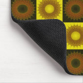 Contrasterende Abstracte mozaïek Tegels - Muismat (Hoek)