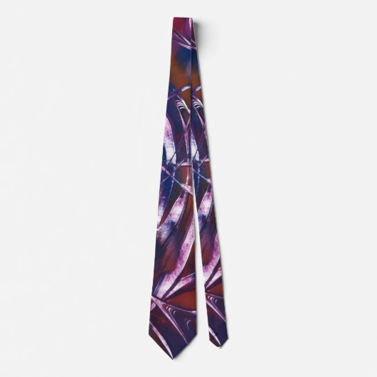 contrasterende band stropdas (Voorkant)