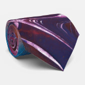 contrasterende band stropdas (Opgerold)