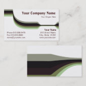 contrasterende camouflage visitekaartje (Voorkant / Achterkant)