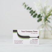 contrasterende camouflage visitekaartje (Staand voorkant)