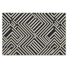 Contrasterende Contouren Beige Tissue Paper - Fern Tissuepapier