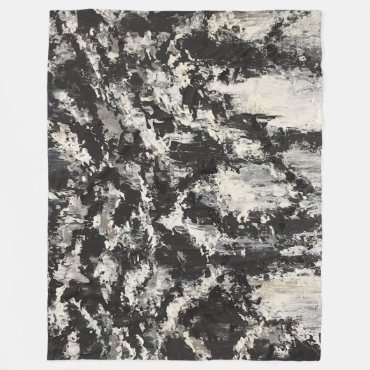 Contrasterende obsessies fleece deken (Voorkant)