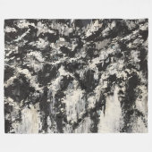 Contrasterende obsessies fleece deken (Voorkant (Horizontaal))