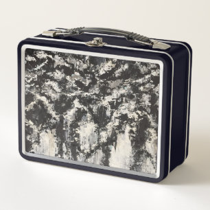 Contrasterende obsessies metalen lunchbox