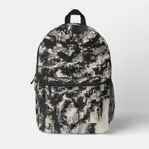 Contrasterende obsessies Print Cut Sew Bag Bedrukte Rugzak
