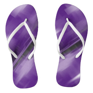 Contrasterende violette verdwijnende vormen teenslippers