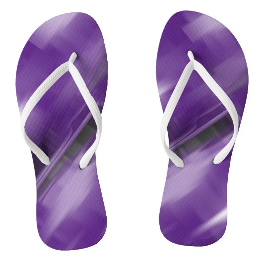 Contrasterende violette verdwijnende vormen teenslippers (Voetbed)