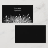 Contrasterende zwart-wit visitekaartje (Voorkant / Achterkant)