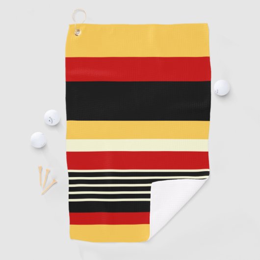 Contrastgeel met rood golfhanddoek (Insitu)