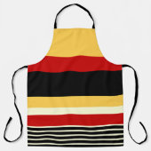 Contrastgeel met rood schort (Voorkant)