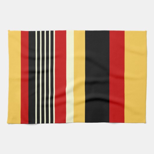 Contrastgeel met rood theedoek (Horizontaal)