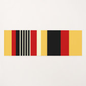 Contrastgeel met rood yogamat (Voorkant (horizontaal))