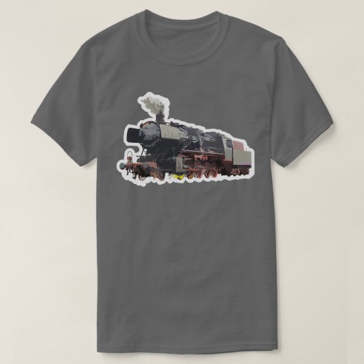 Contrastontwerp voor locomotieven 1 t-shirt (Design voorkant)