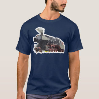 Contrastontwerp voor locomotieven t-shirt