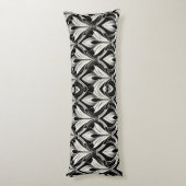 Contrastverhouding zwart/wit lichaamskussen (Achterkant (Verticaal))
