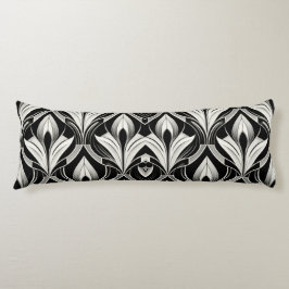 Contrastverhouding zwart/wit lichaamskussen