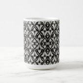Contrastverhouding zwart/wit magische mok (Midden)
