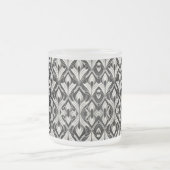 Contrastverhouding zwart/wit matglas koffiemok (Center)