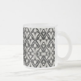 Contrastverhouding zwart/wit matglas koffiemok