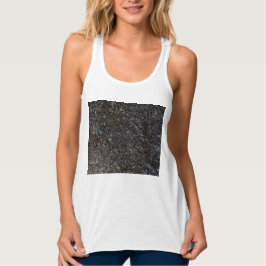 contrastvlekken tanktop