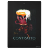 Contratto  posterEuropa Klembord (Achterkant)