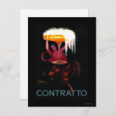 Contratto Vintage PosterEurope Briefkaart (Voorkant / Achterkant)