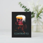 Contratto Vintage PosterEurope Briefkaart (Staand voorkant)