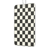 Controkerbordpatroon zwart-wit luchtverfrisser (Links)