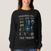 Control All The Things Video Game Controller 1 Trui (Voorkant)