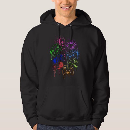 Control all the Things Video Game Controller  9 Hoodie (Voorkant)