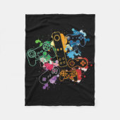 Control All Things With The Video Game Controller  Fleece Deken (Voorkant)