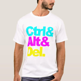 Control Alt Del, geek T-shirt