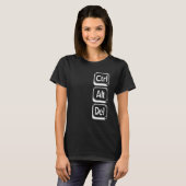 Control Alt Delete Ctrl Alt Del Kolom T-shirt (Voorkant volledig)
