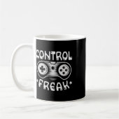 Control Freak - Grappige Gaming Videogames Gamer Koffiemok (Links)